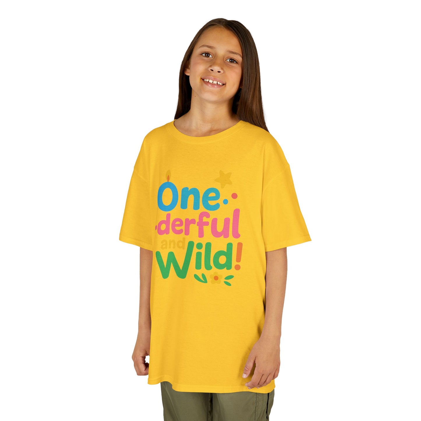 One-derful and Wild Kids Tee, Fun Birthday Gift, Toddler T-Shirt, Playful Cotton Shirt, Colorful Kids Apparel