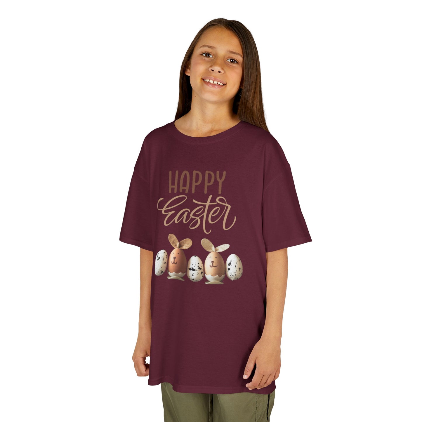 Happy Easter Kids Heavy Cotton Tee
