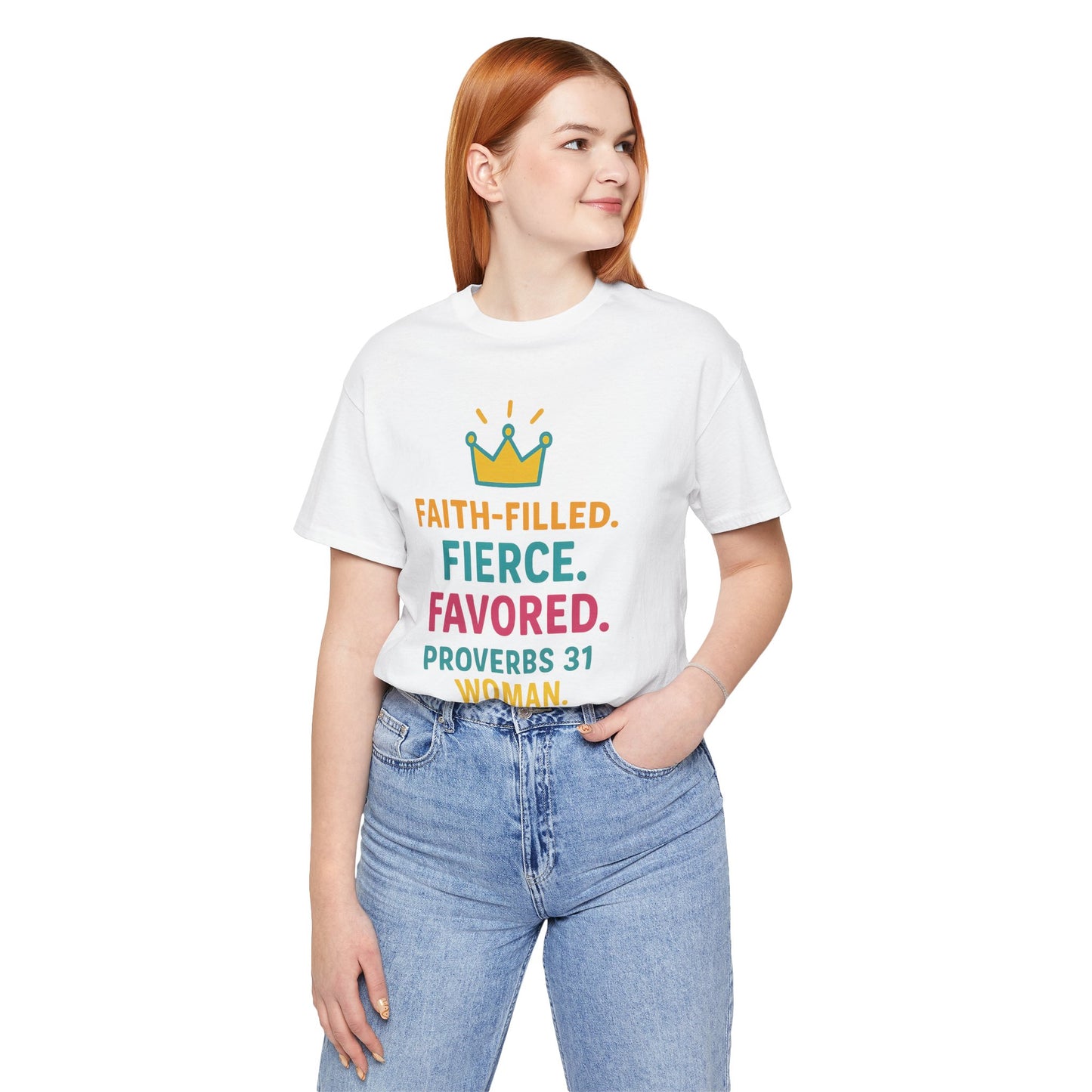 Faith-Filled Proverbs 31 Unisex Tee, Inspirational T-Shirt, Christian Apparel, Faith-Based Gifts, Motivational Top