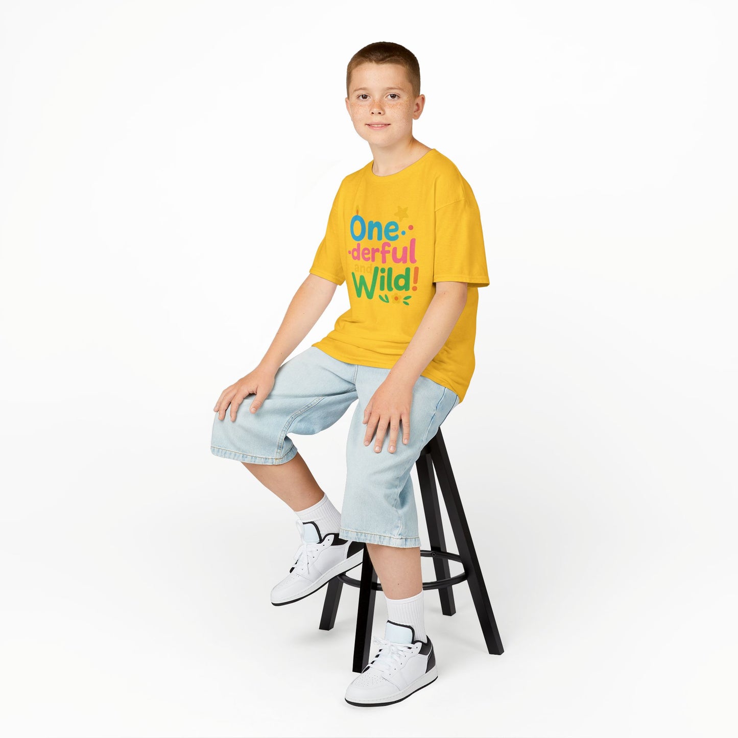 One-derful and Wild Kids Tee, Fun Birthday Gift, Toddler T-Shirt, Playful Cotton Shirt, Colorful Kids Apparel