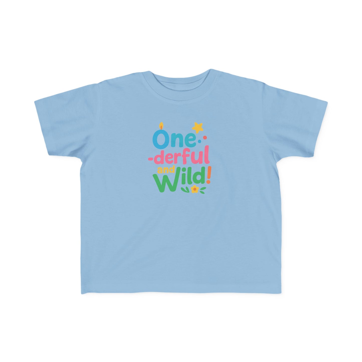 One-derful Wild Toddler Tee | Cute Kids T-Shirt for Birthday, Playdates, Gifts, Everyday Wear, Colorful Fun
