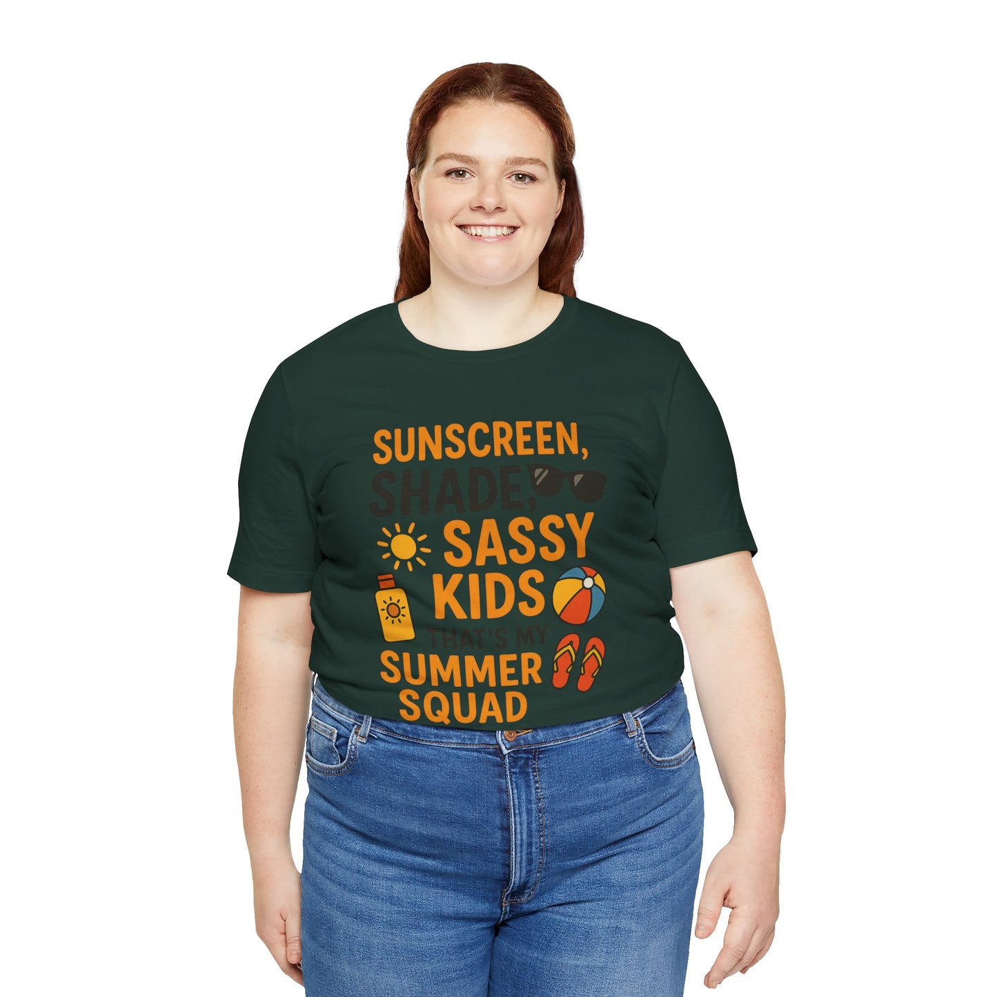 Sassy Summer Squad Tee - Fun Unisex T-Shirt for Family Outings, Beach Days, Summer Parties, Mom Gift, Kids Activity