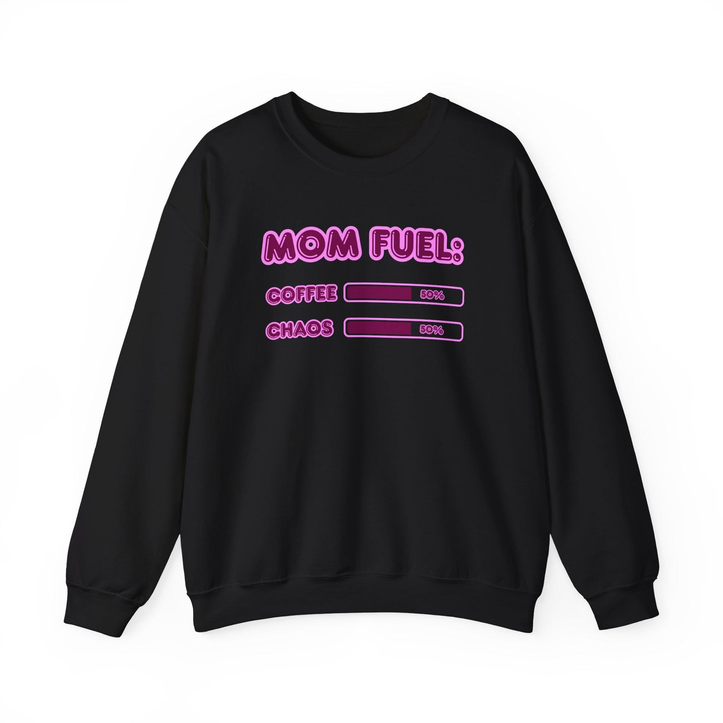 Mom Fuel Crewneck Sweatshirt - Comfortable and Fun Gift for Moms