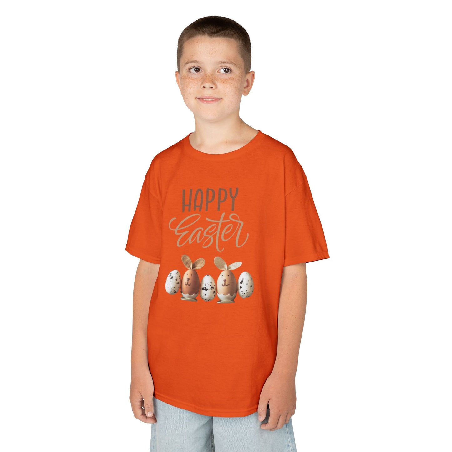 Happy Easter Kids Heavy Cotton Tee