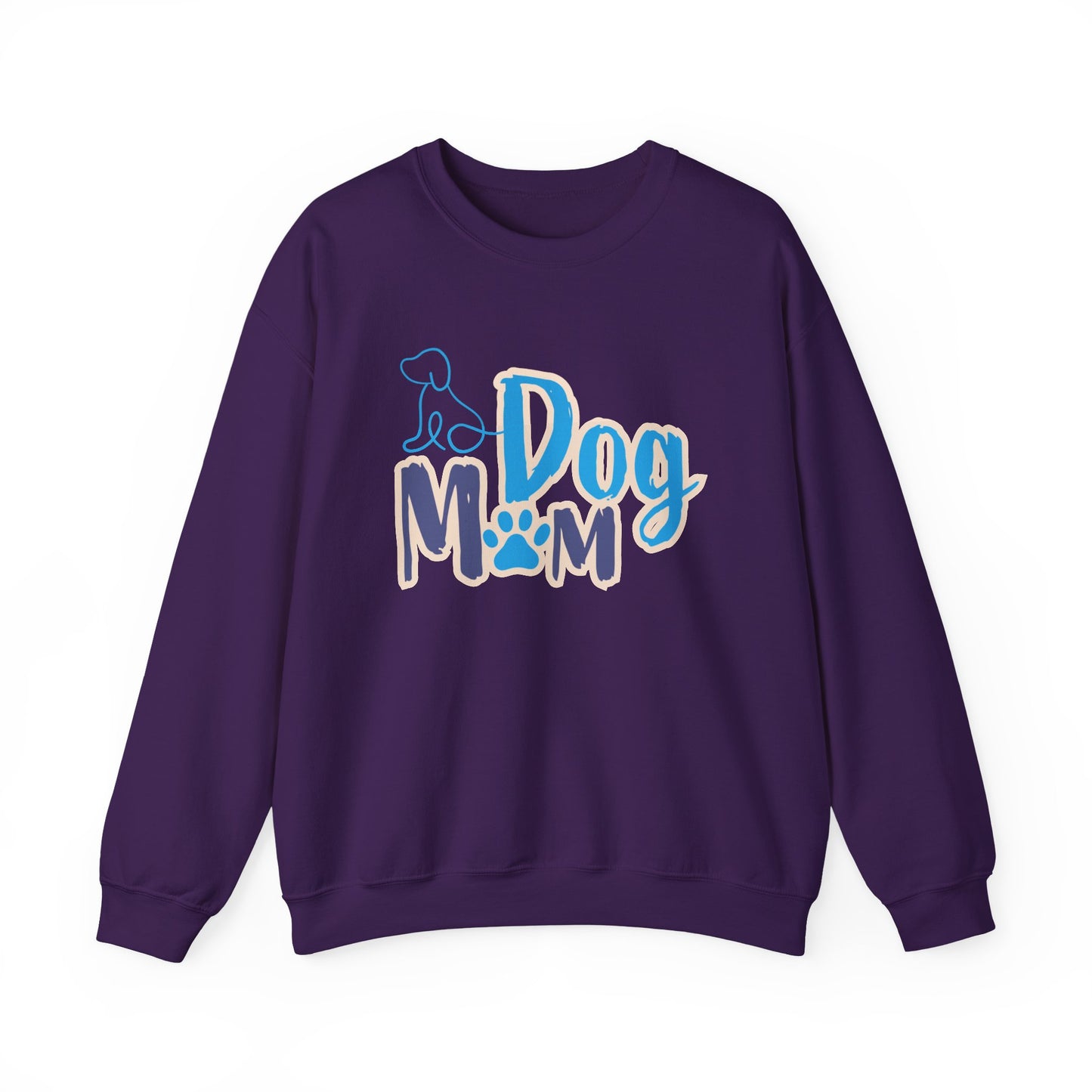 Dog Mom Sweatshirt, Unisex Dog Lover Crewneck, Pet Owner Gift, Cozy Casual Wear, Birthday & Holiday Gift for Dog Lovers