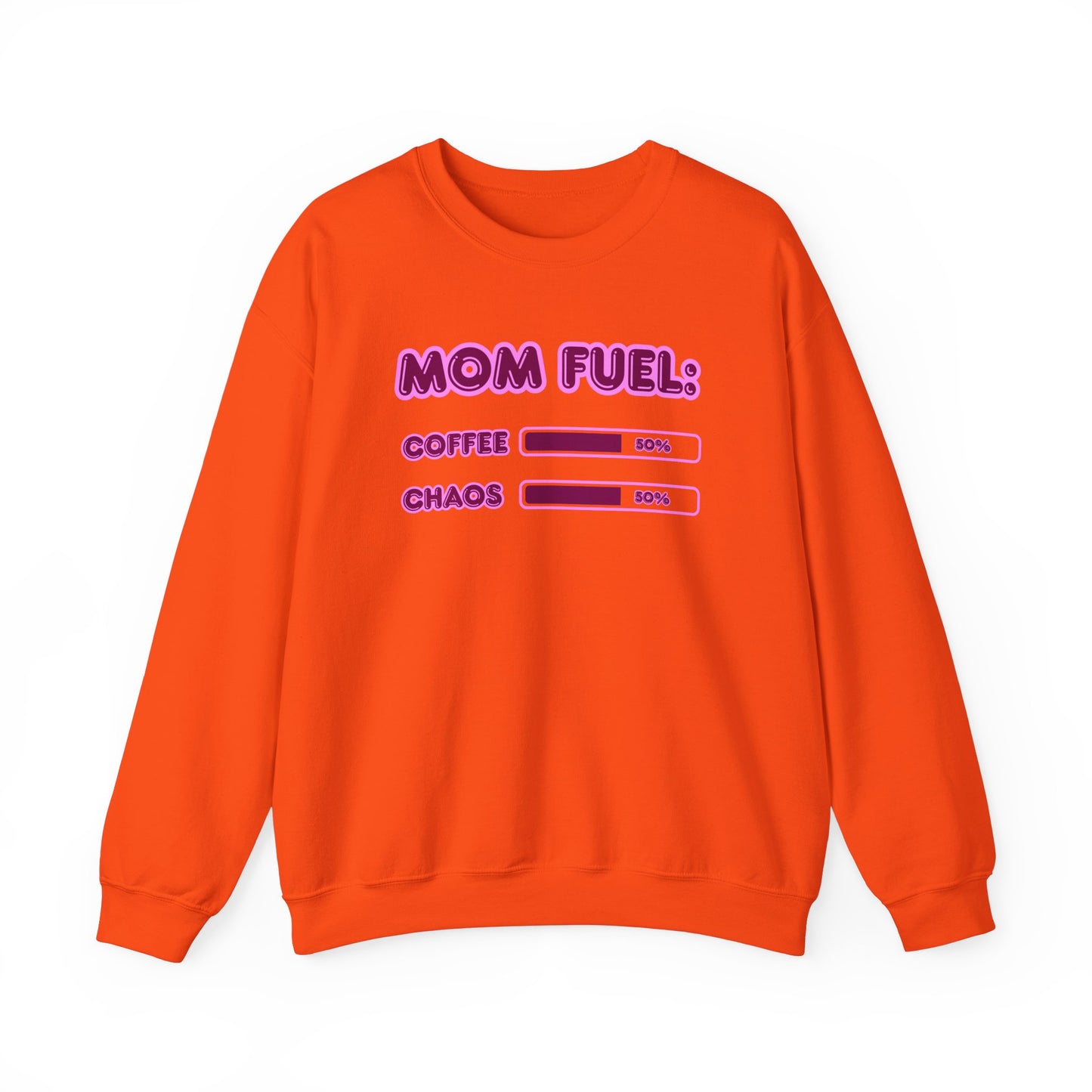 Mom Fuel Crewneck Sweatshirt - Comfortable and Fun Gift for Moms