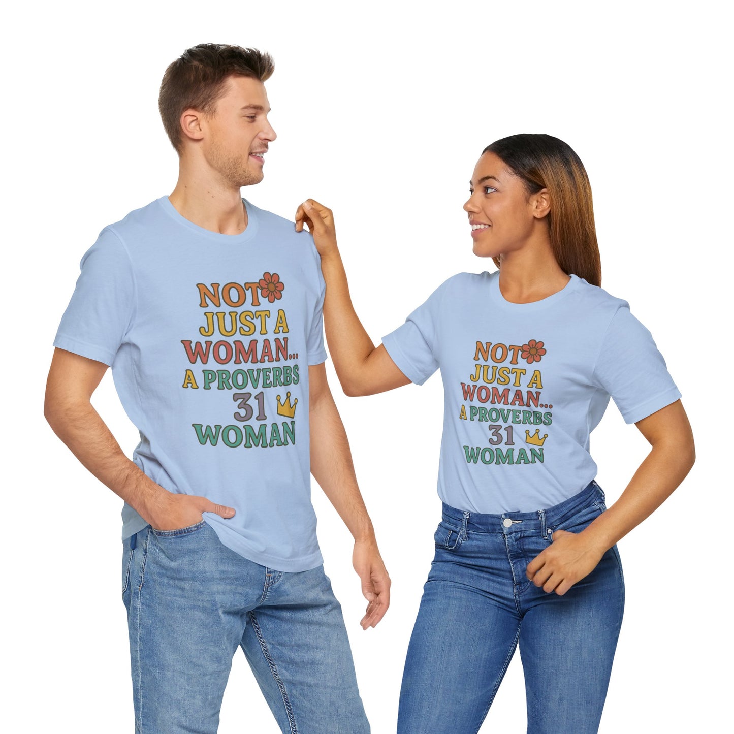 Proverbs 31 Woman Tee, Empowerment Shirt, Faith-Based Gift, Christian Apparel, Inspirational Clothing, Modest Fashion