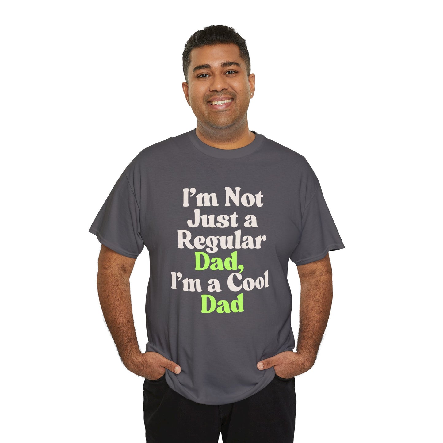 Cool Dad Unisex Heavy Cotton Tee | Funny Dad T-Shirt, Father's Day Gift, Casual Wear, Family Gathering, Gift for Him