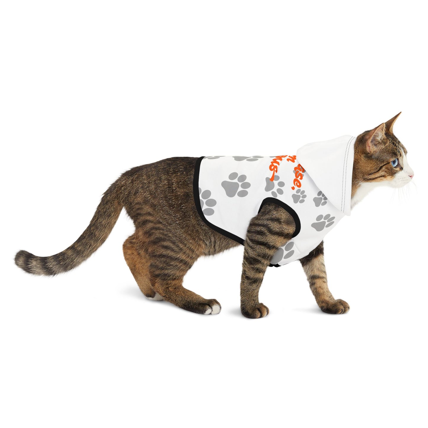 Fabulous Paw Print Pet Hoodie - Cozy & Stylish Dog or Cat Apparel