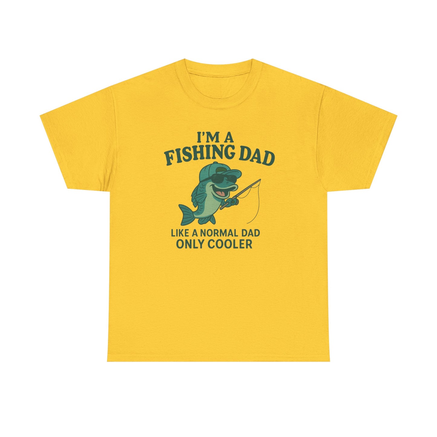 Fishing Dad Humor Tee - Perfect Gift for Father's Day, Fishing Enthusiasts, Casual Wear, Family Gatherings, Summer Fun