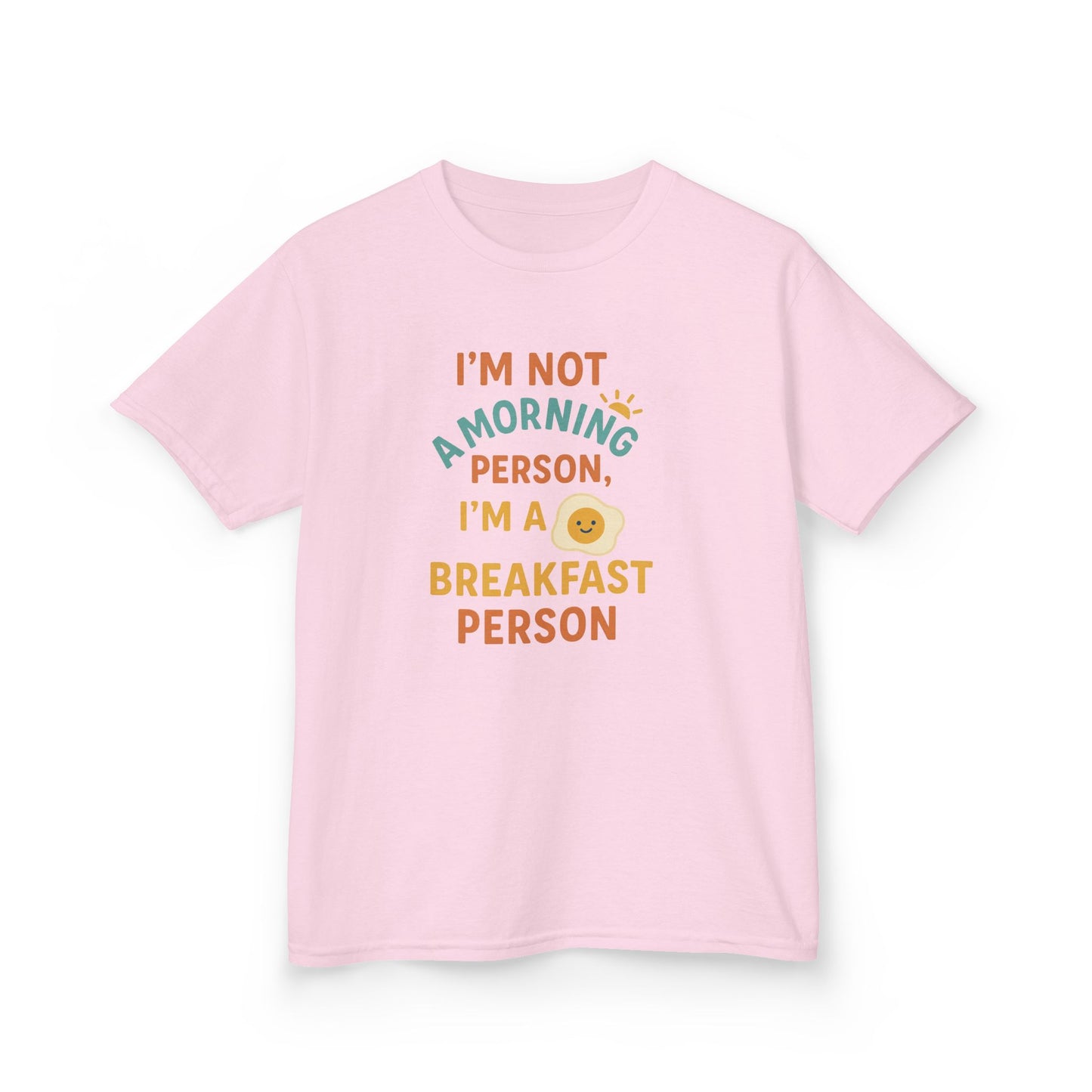 Funny Breakfast Kids Tee for Little Food Lovers, Kid's Cotton Shirt, Morning Humor Tee, Gift for Foodie Kids, Cute Toddler Outfit