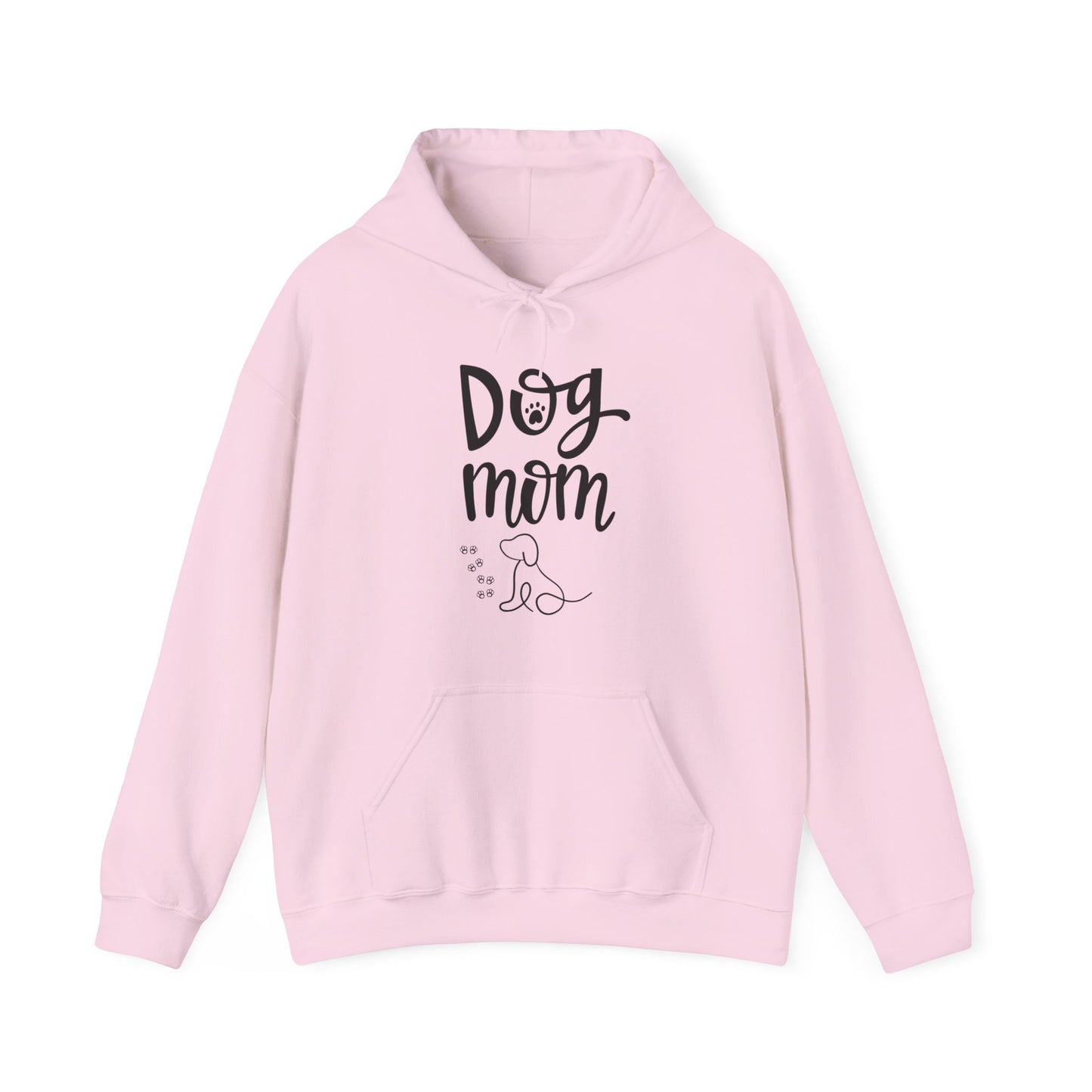 Dog Mom Hooded Sweatshirt, Cute Dog Lover Gift, Pet Owner Apparel, Cozy Sweatshirt for Dog Lovers, Animal Lover Hoodie