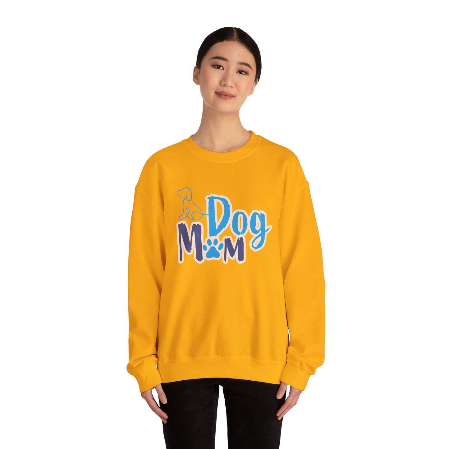 Dog Mom Sweatshirt, Unisex Dog Lover Crewneck, Pet Owner Gift, Cozy Casual Wear, Birthday & Holiday Gift for Dog Lovers