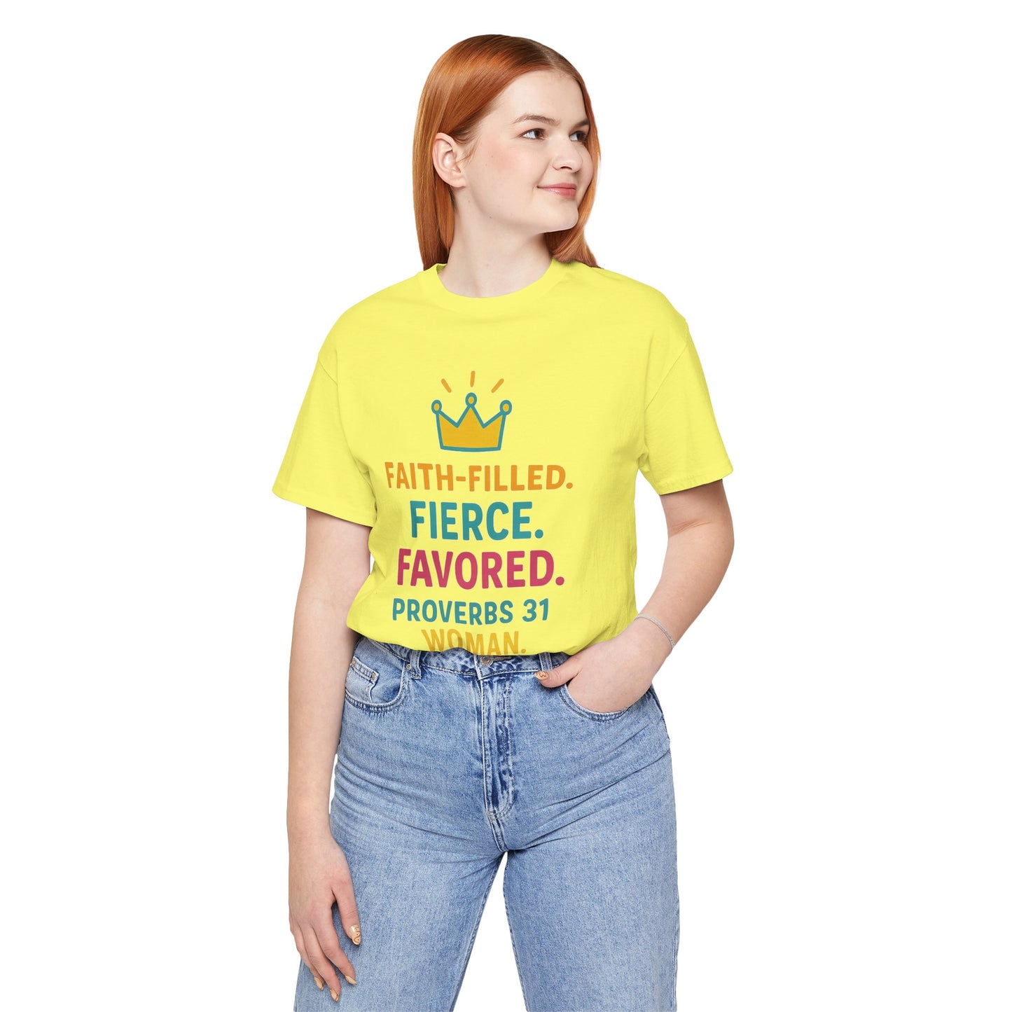 Faith-Filled Proverbs 31 Unisex Tee, Inspirational T-Shirt, Christian Apparel, Faith-Based Gifts, Motivational Top