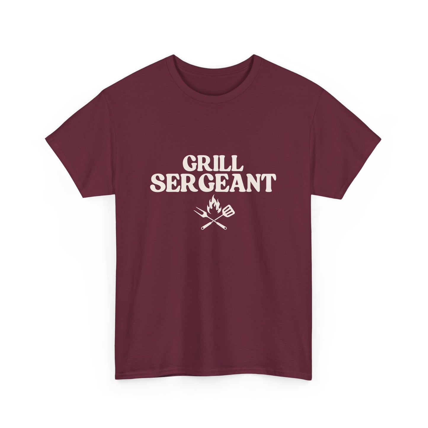 Unisex Cotton Tee - Grill Sergeant, Funny BBQ Shirt, Father's Day Gift, Cookout Apparel, Summer Party Wear, Casual T-Shirt