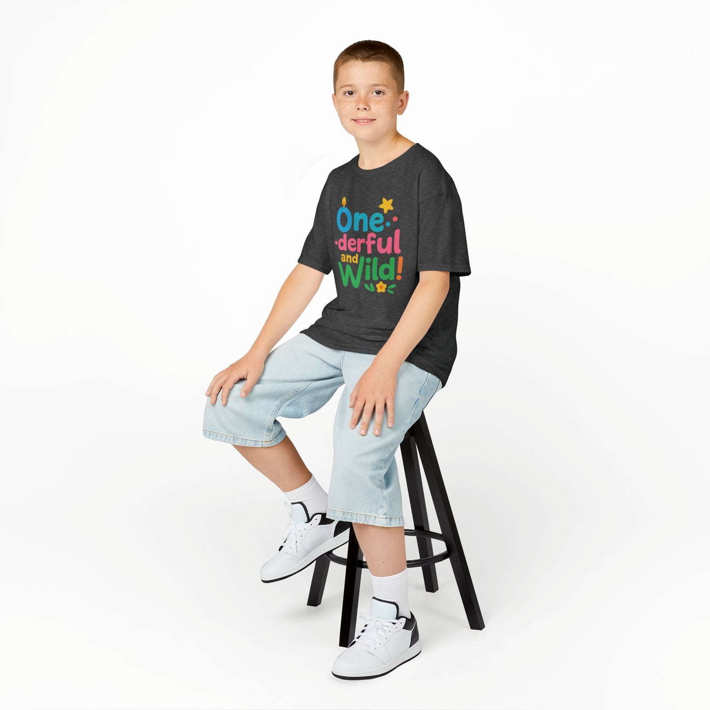 One-derful and Wild Kids Tee, Fun Birthday Gift, Toddler T-Shirt, Playful Cotton Shirt, Colorful Kids Apparel