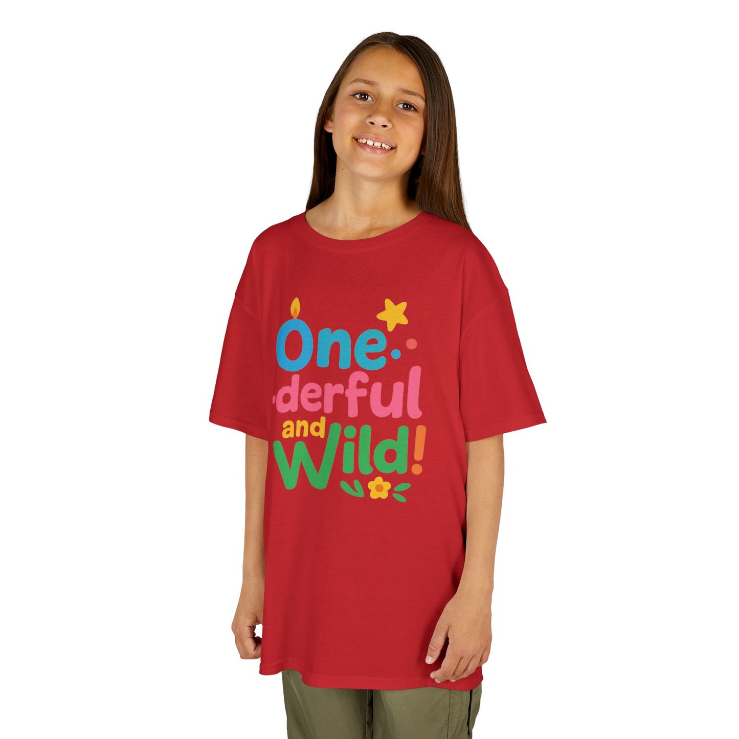One-derful and Wild Kids Tee, Fun Birthday Gift, Toddler T-Shirt, Playful Cotton Shirt, Colorful Kids Apparel