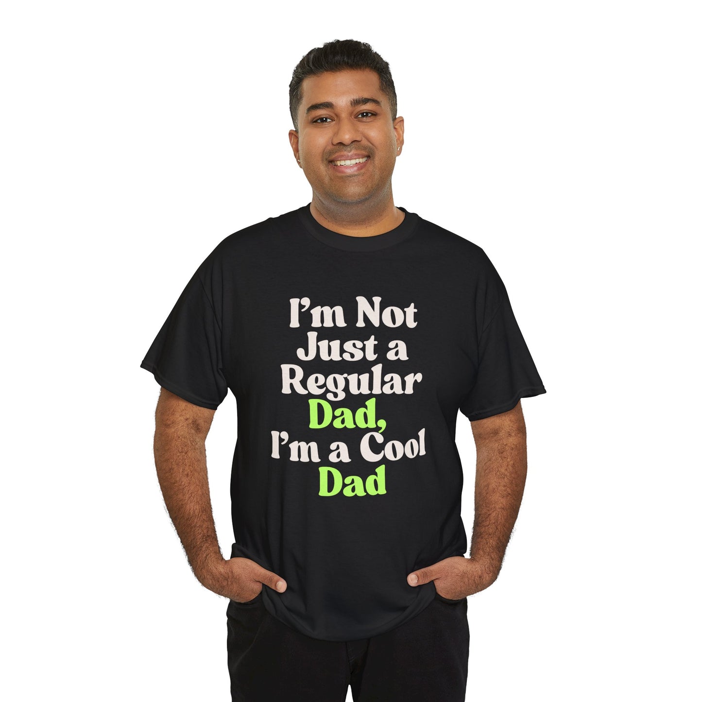 Cool Dad Unisex Heavy Cotton Tee | Funny Dad T-Shirt, Father's Day Gift, Casual Wear, Family Gathering, Gift for Him