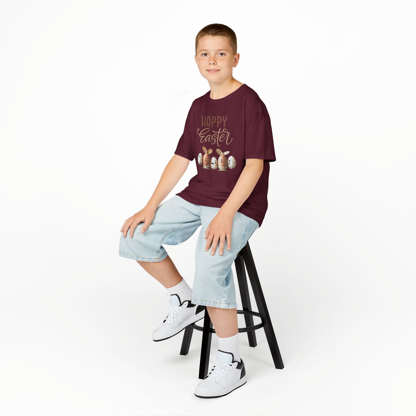Happy Easter Kids Heavy Cotton Tee