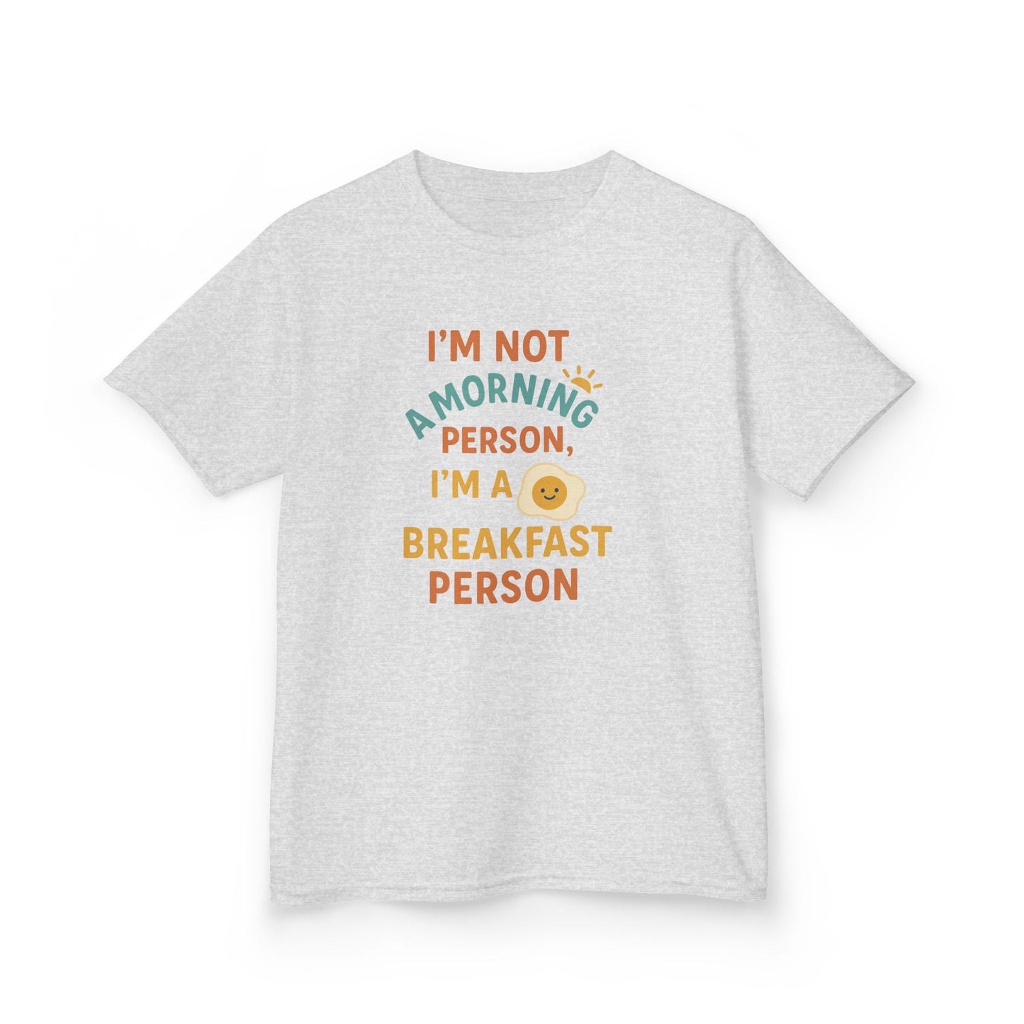 Funny Breakfast Kids Tee for Little Food Lovers, Kid's Cotton Shirt, Morning Humor Tee, Gift for Foodie Kids, Cute Toddler Outfit