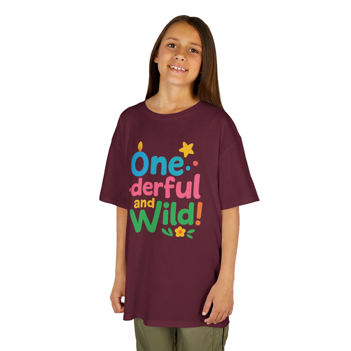 One-derful and Wild Kids Tee, Fun Birthday Gift, Toddler T-Shirt, Playful Cotton Shirt, Colorful Kids Apparel