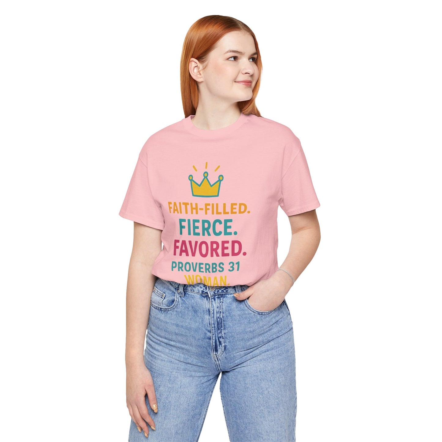 Faith-Filled Proverbs 31 Unisex Tee, Inspirational T-Shirt, Christian Apparel, Faith-Based Gifts, Motivational Top