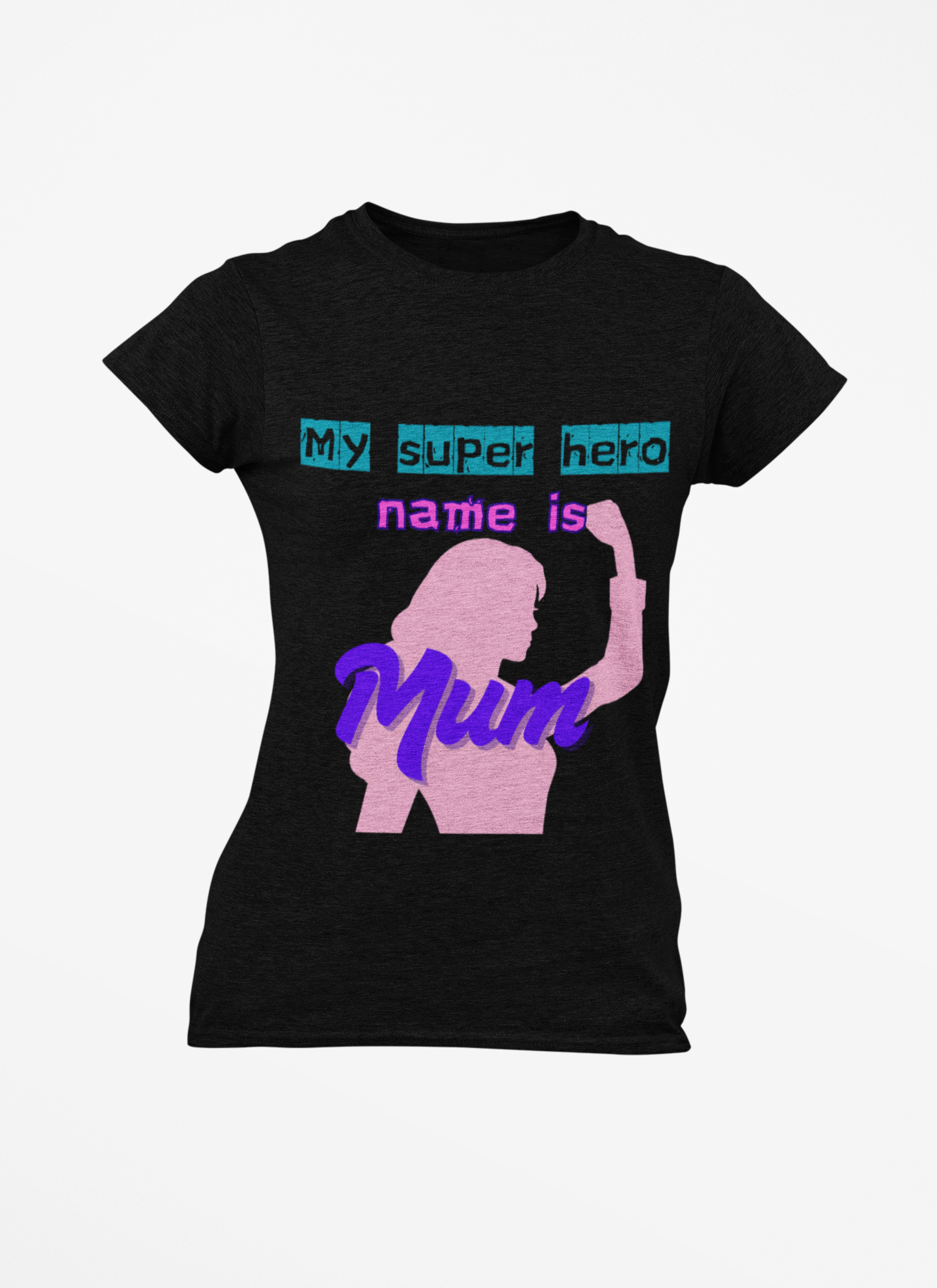 Super Mom Women's Midweight Cotton Tee - Fun Mother's Day Gift