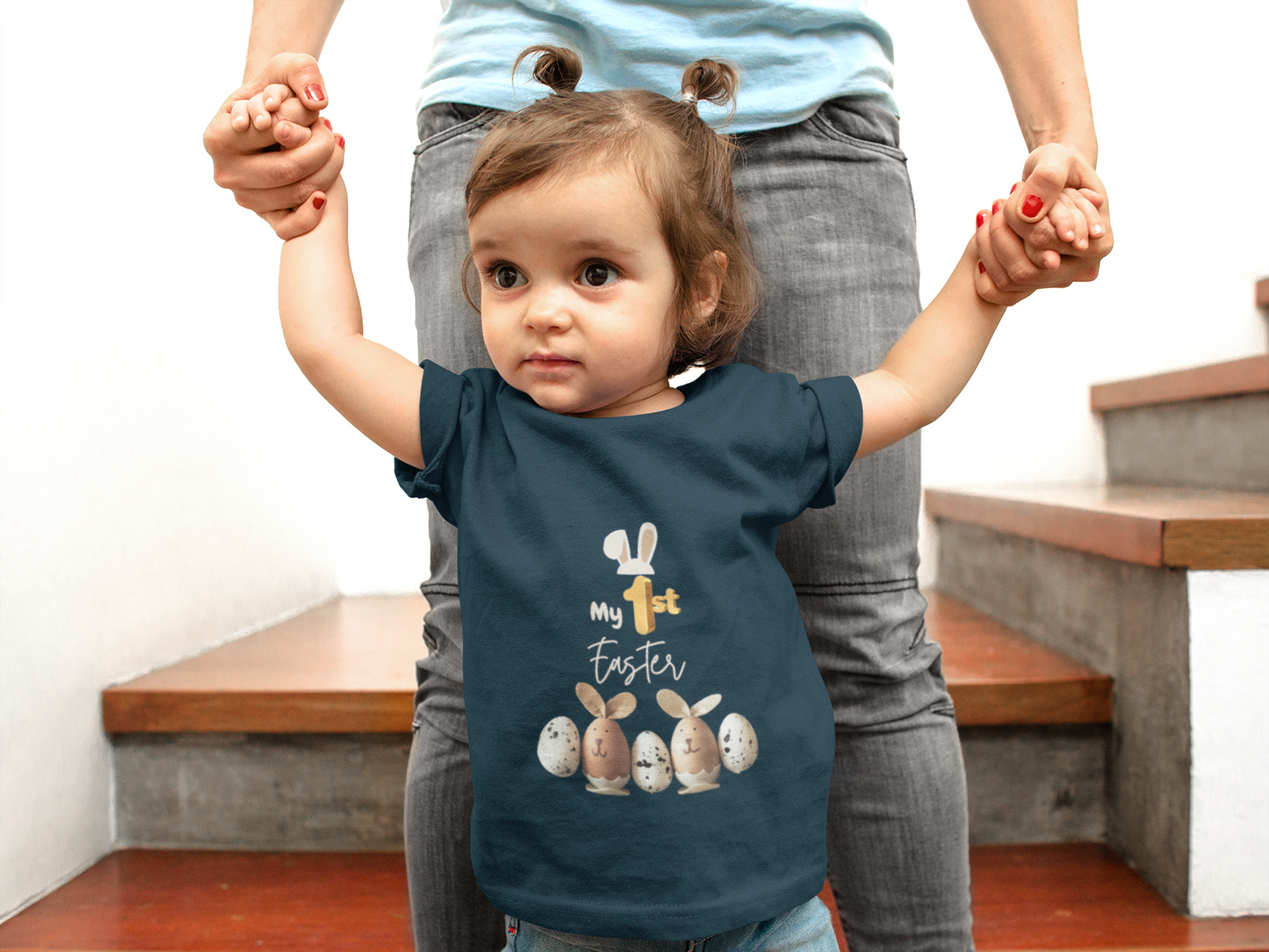 Easter Infant Bodysuit - My 1st Easter Bunny Design