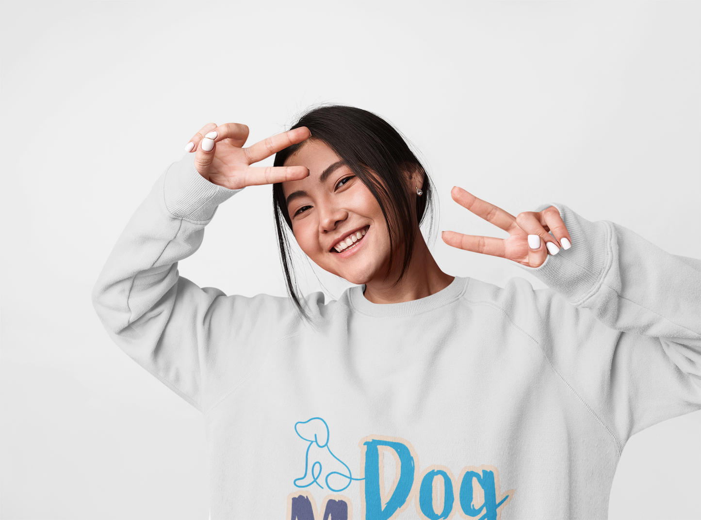 Dog Mom Sweatshirt, Unisex Dog Lover Crewneck, Pet Owner Gift, Cozy Casual Wear, Birthday & Holiday Gift for Dog Lovers