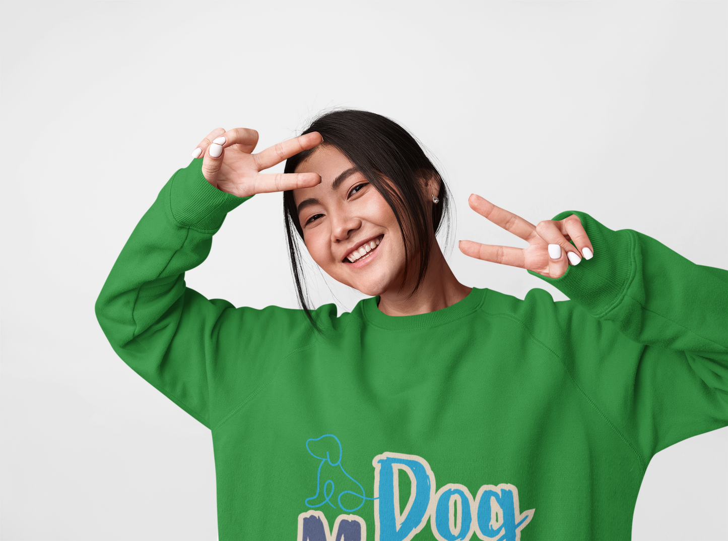 Dog Mom Sweatshirt, Unisex Dog Lover Crewneck, Pet Owner Gift, Cozy Casual Wear, Birthday & Holiday Gift for Dog Lovers