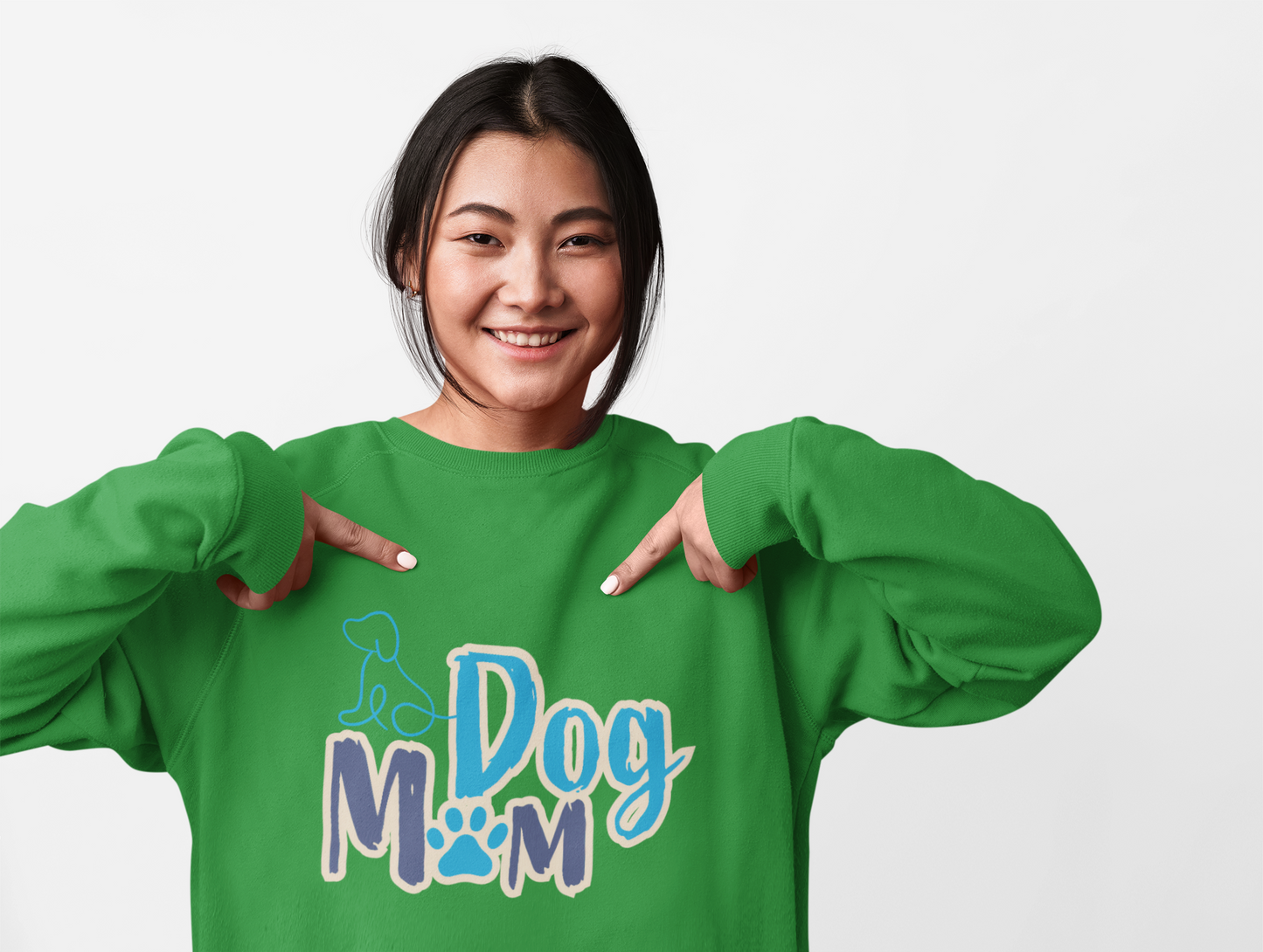 Dog Mom Sweatshirt, Unisex Dog Lover Crewneck, Pet Owner Gift, Cozy Casual Wear, Birthday & Holiday Gift for Dog Lovers