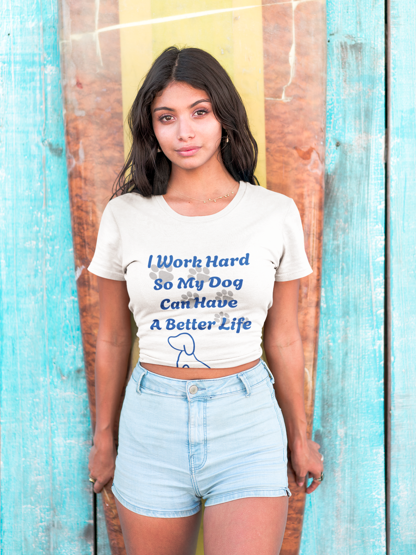 I Work Hard So My Dog Can Have A Better Life Unisex Heavy Cotton Tee