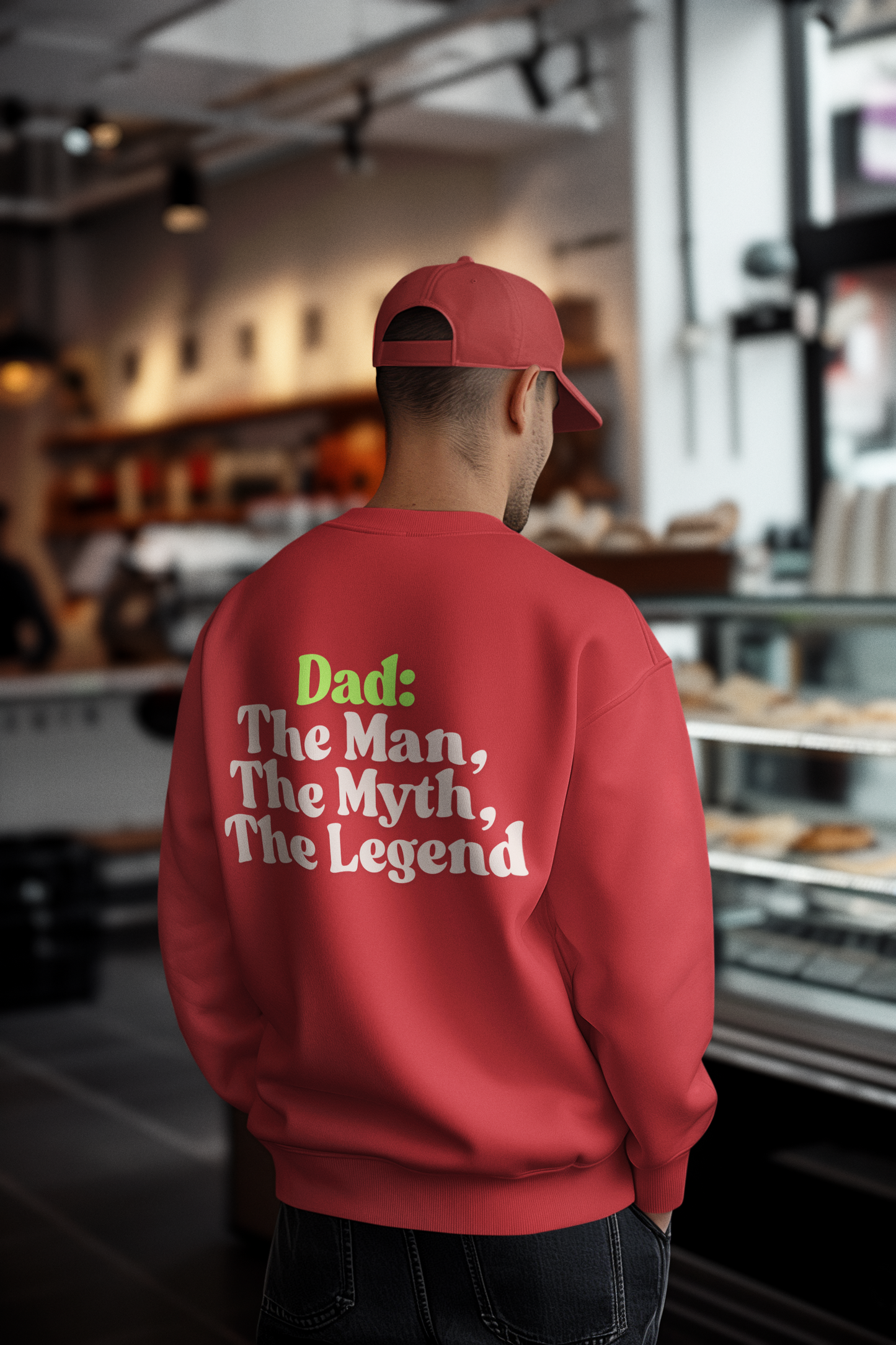 Gift for Dad, Father's Day Apparel, Casual Wear, Dad's Birthday Gift - Print on the back only
