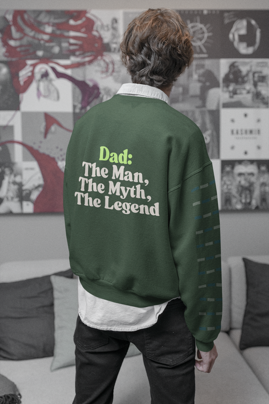 Gift for Dad, Father's Day Apparel, Casual Wear, Dad's Birthday Gift - Print on the back only