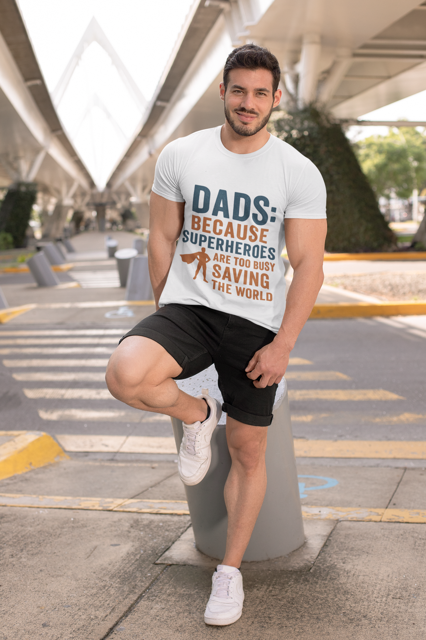 Dad Superhero T-Shirt, Funny Gift for Fathers Day, Unisex Tee, Birthday Gift for Dad, Family Reunion T-Shirt, Dad Humor Shirt