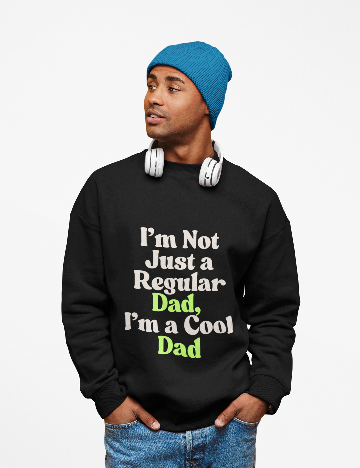 Cool Dad Crewneck Sweatshirt | Unisex Gift for Father's Day, Dad's Birthday, Casual Wear, Funny Gifts for Dads, Relaxed Fit