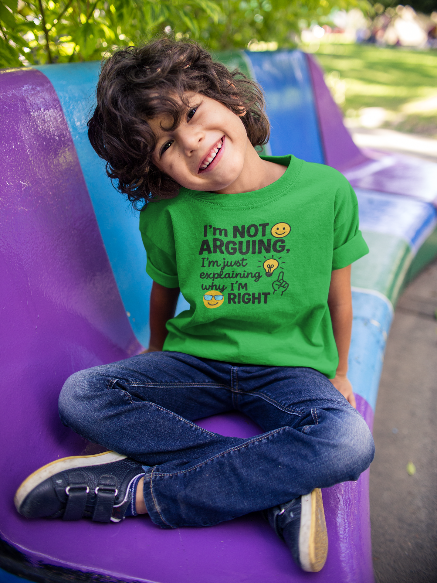 Kids Humor Tee - I'm Not Arguing, Just Explaining | Funny Kids Shirt, Gift for Birthdays, Family Events, Casual Wear