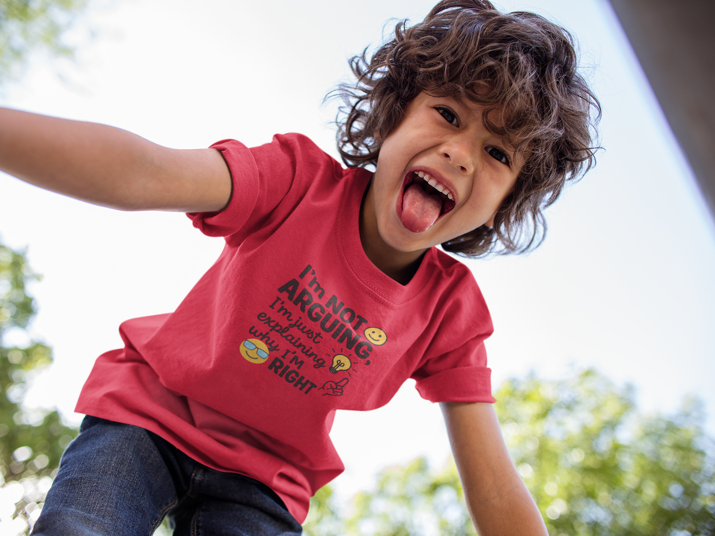 Kids Humor Tee - I'm Not Arguing, Just Explaining | Funny Kids Shirt, Gift for Birthdays, Family Events, Casual Wear