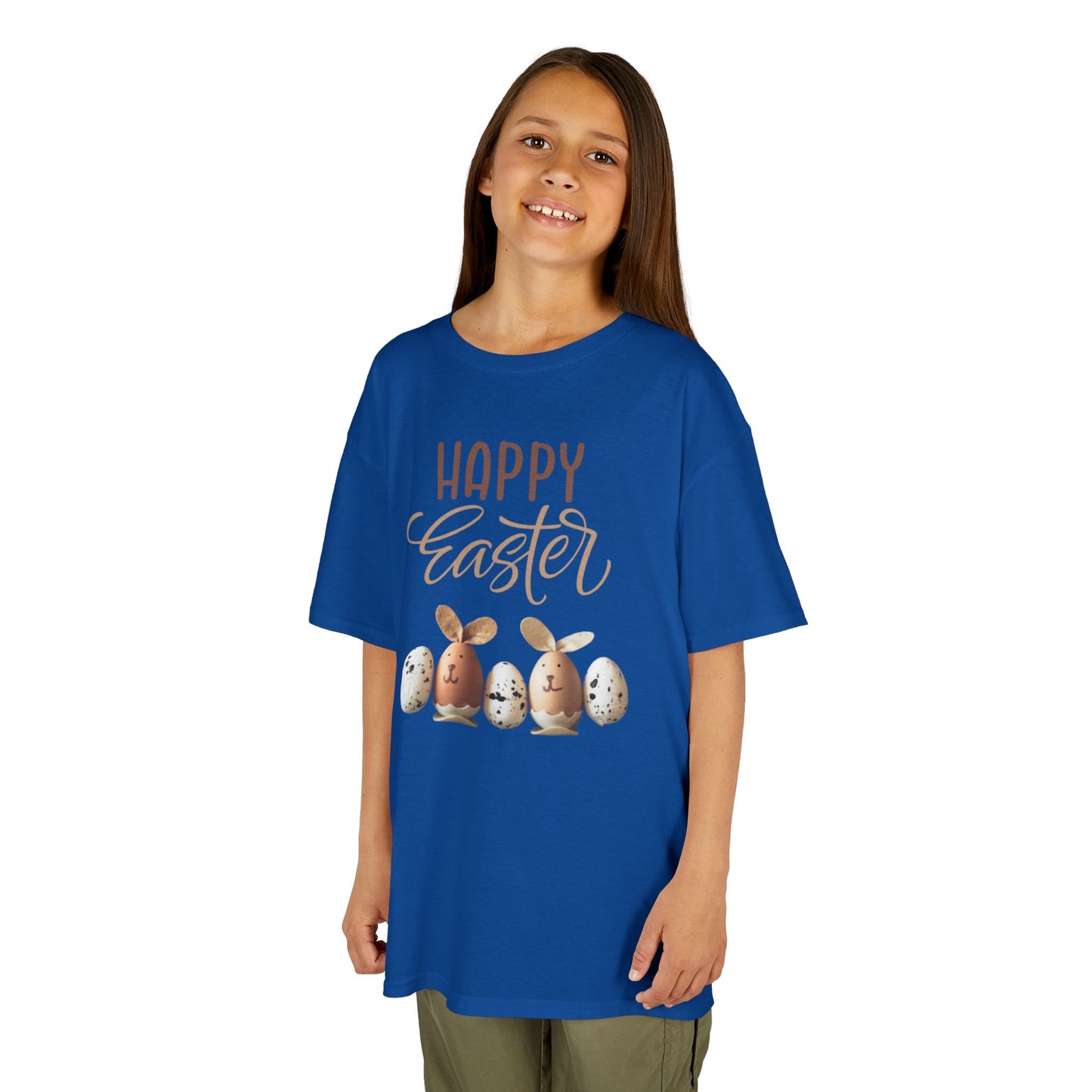 Happy Easter Kids Heavy Cotton Tee