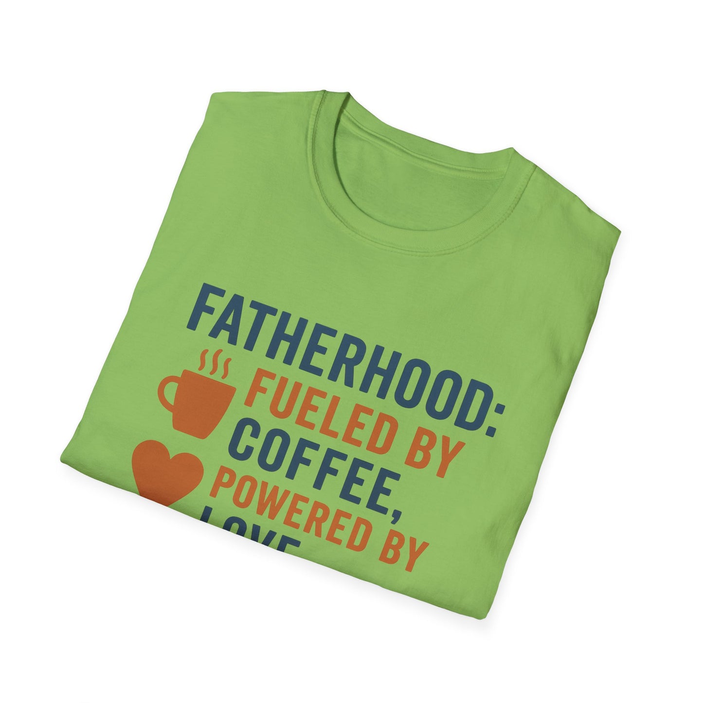 Fatherhood Coffee T-Shirt, Dad Shirt, Gift for Fathers, Unique Father's Day Tee, Casual Love Quote Tee