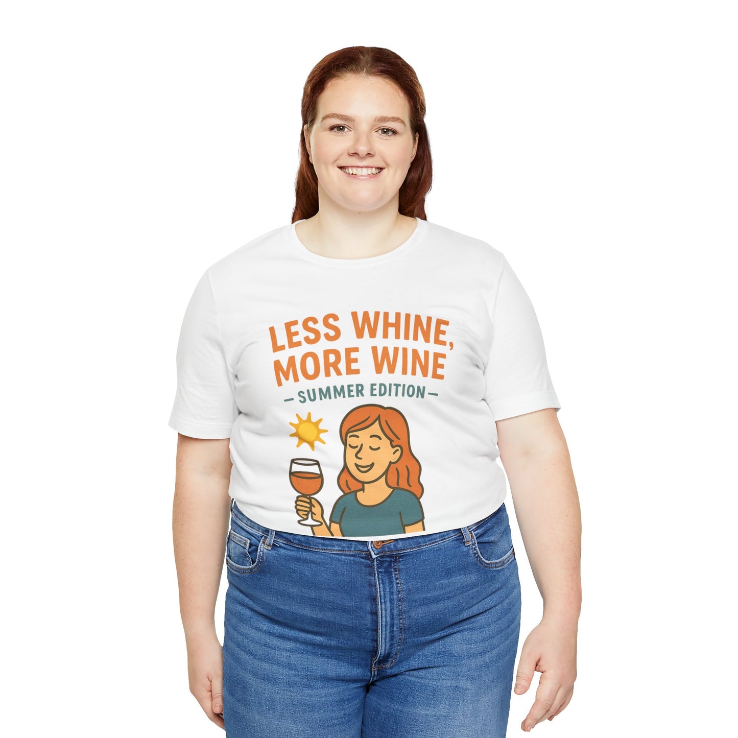 Less Whine, More Wine Tee | Fun Unisex Summer Shirt, Vintage Wine Lover Gift, Relaxed Fit Graphic Tee, Casual Wear, Party Outfit