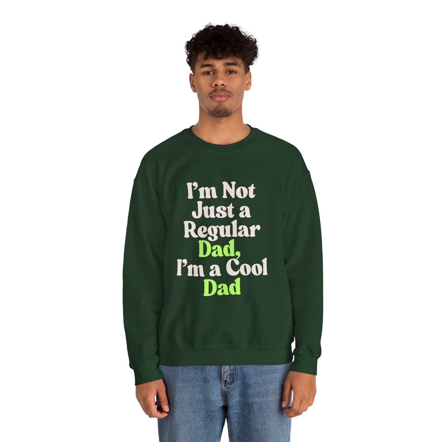 Cool Dad Crewneck Sweatshirt | Unisex Gift for Father's Day, Dad's Birthday, Casual Wear, Funny Gifts for Dads, Relaxed Fit