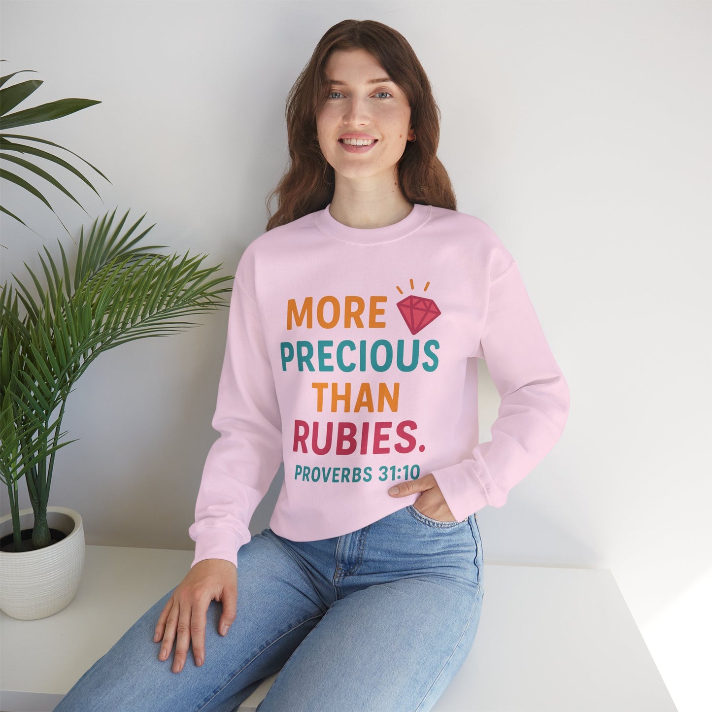Inspirational Proverbs Sweatshirt | Cozy Crewneck | Gifts for Friends, Bible Verse Apparel, Faith Fashion, Unisex Clothing