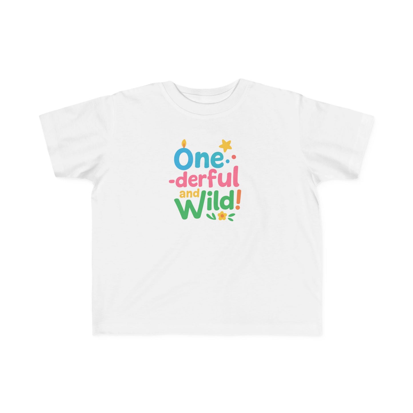 One-derful Wild Toddler Tee | Cute Kids T-Shirt for Birthday, Playdates, Gifts, Everyday Wear, Colorful Fun