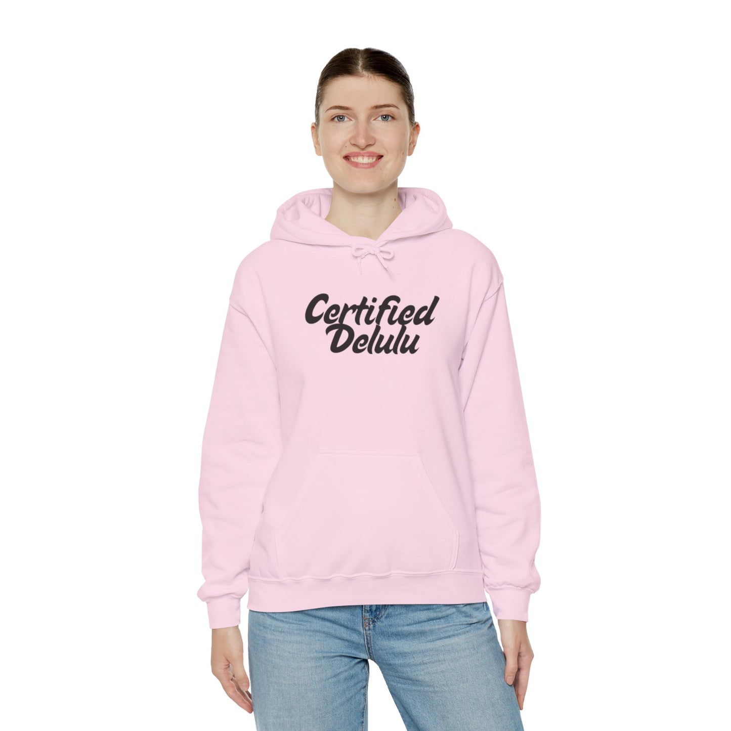 Certified Delulu Unisex Hoodie - Cozy Sweatshirt for Everyday Comfort