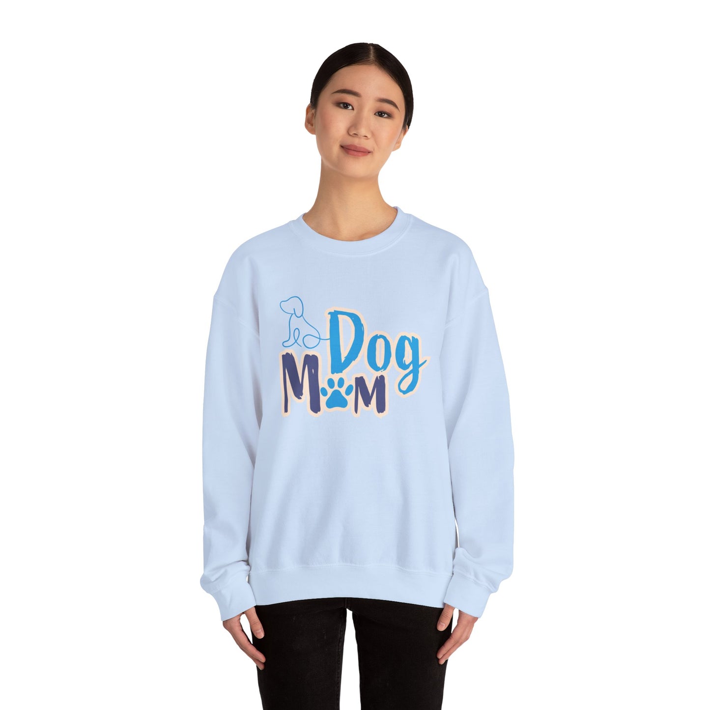 Dog Mom Sweatshirt, Unisex Dog Lover Crewneck, Pet Owner Gift, Cozy Casual Wear, Birthday & Holiday Gift for Dog Lovers