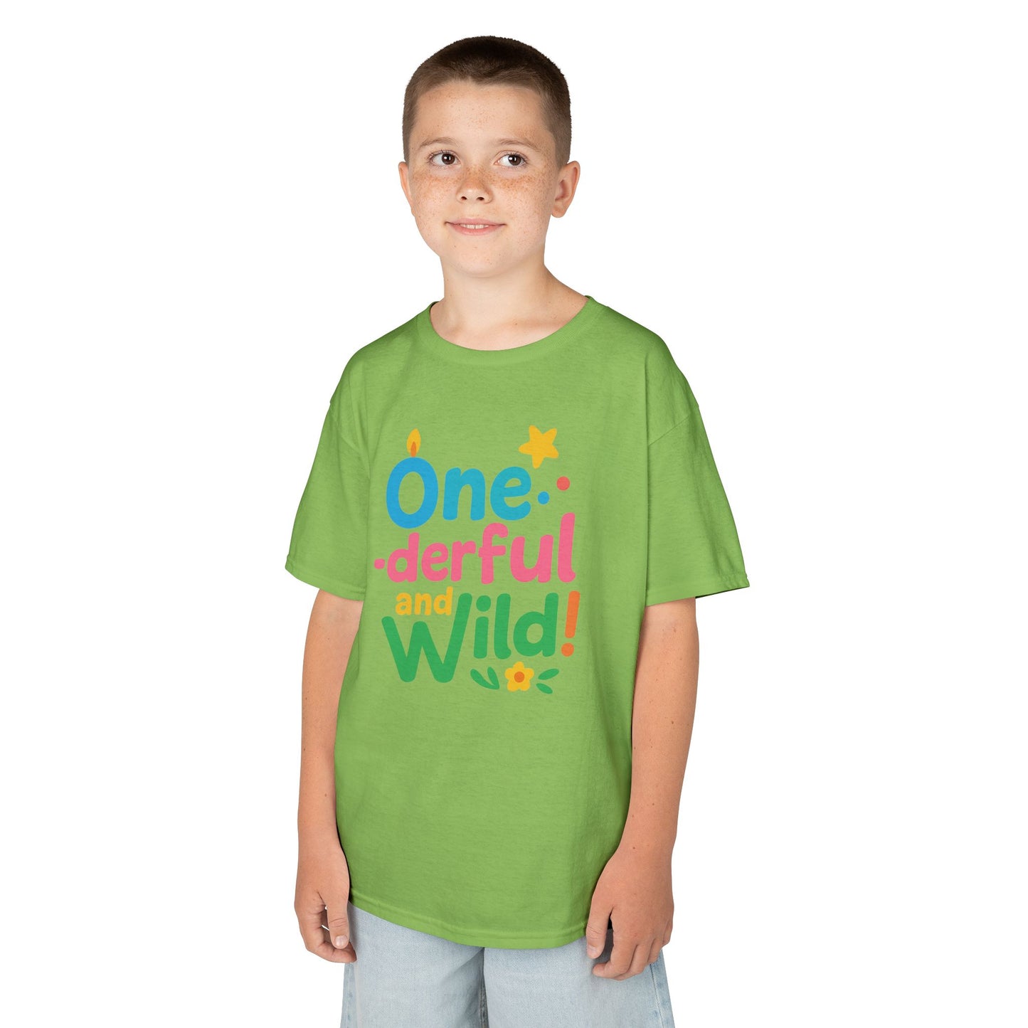 One-derful and Wild Kids Tee, Fun Birthday Gift, Toddler T-Shirt, Playful Cotton Shirt, Colorful Kids Apparel