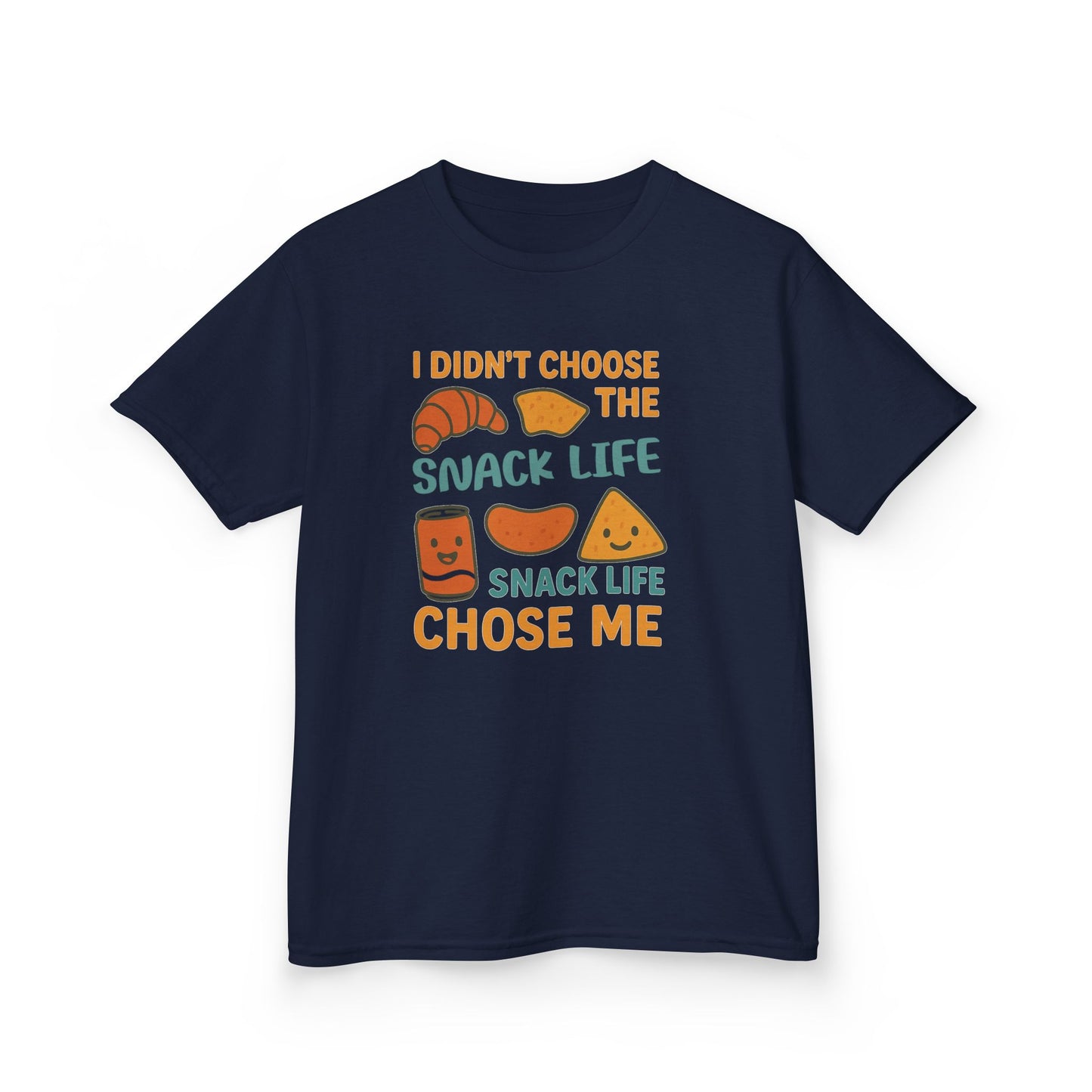 Snack Life Kids Tee, Funny Kids T-Shirt, Snack Lover Shirt, Birthday Gift for Kids, Cute Food Tee