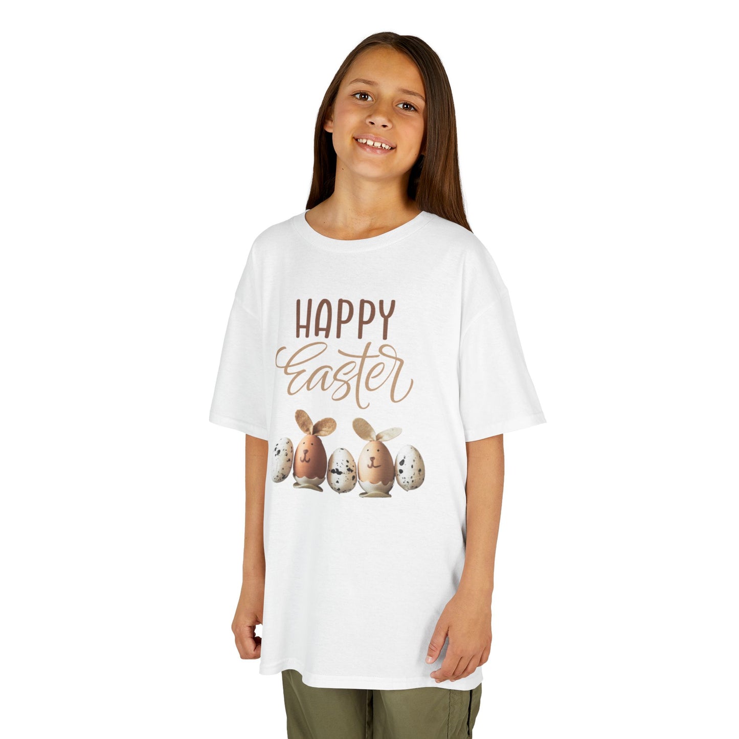 Happy Easter Kids Heavy Cotton Tee