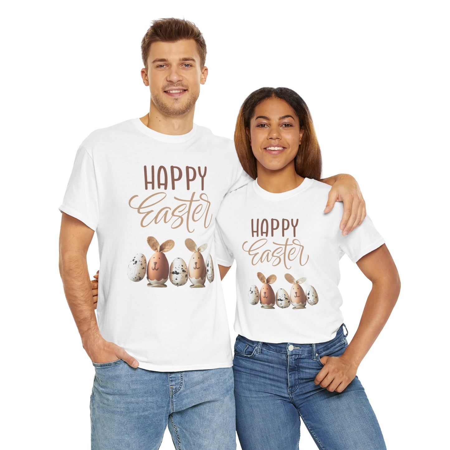 Happy Easter Unisex Heavy Cotton Tee
